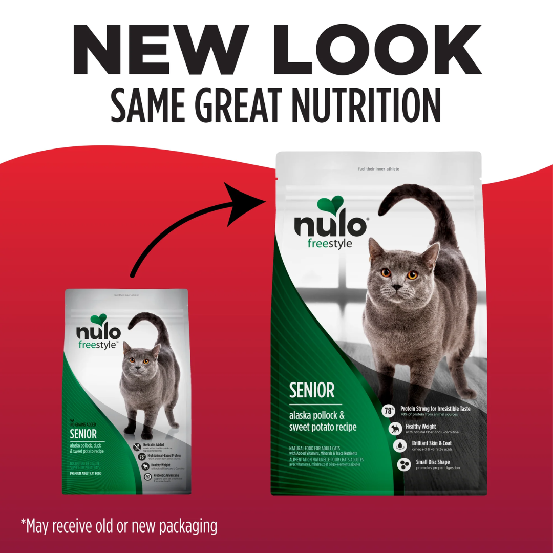 Nulo Freestyle Dry Cat Food - High-Protein Kibble For Seniors Alaska Pollock, Duck & Sweet Potato Recipe