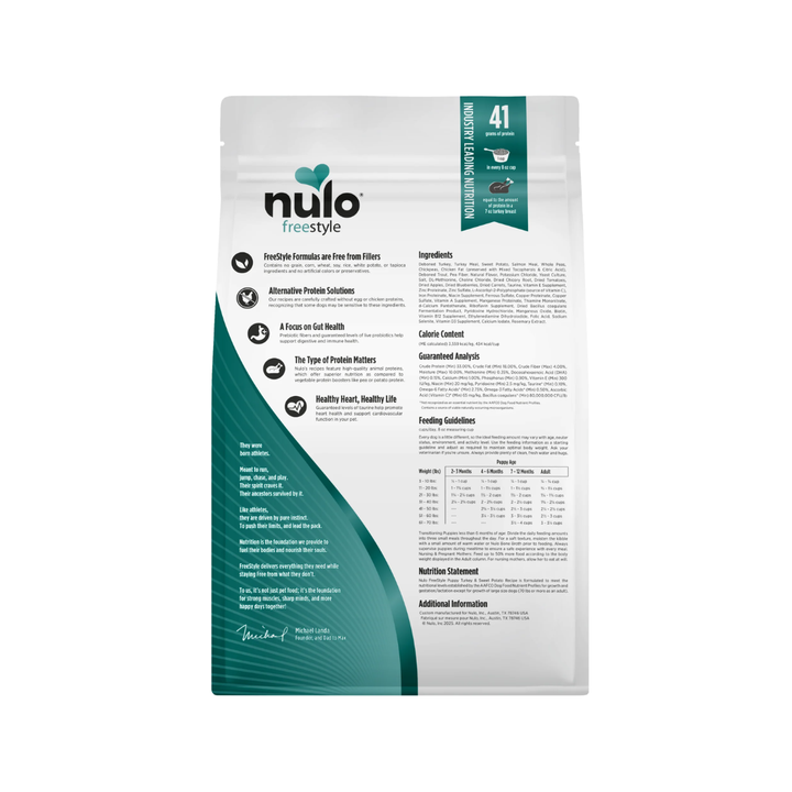 Nulo Freestyle Dry Dog Food - High-Protein Kibble Turkey & Sweet Potato Recipe