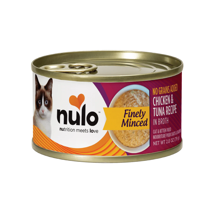Nulo Wet Cat Food - Finely Minced Chicken & Tuna in Broth