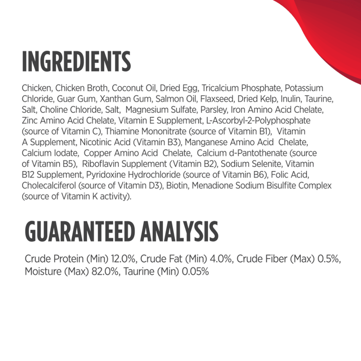 Nulo Wet Cat Food - Finely Minced Chicken in Broth Canned