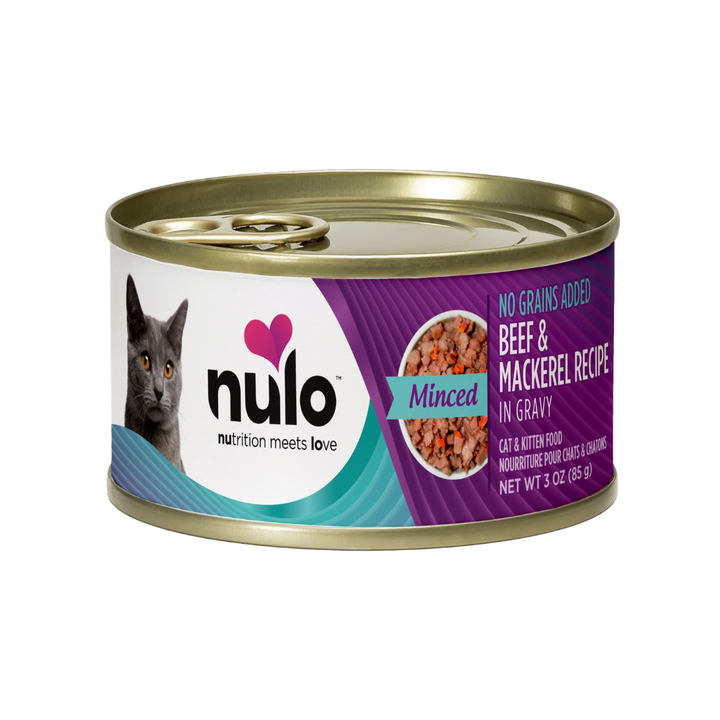 Nulo Wet Cat Food - Minced Beef & Mackerel Recipe In Gravy