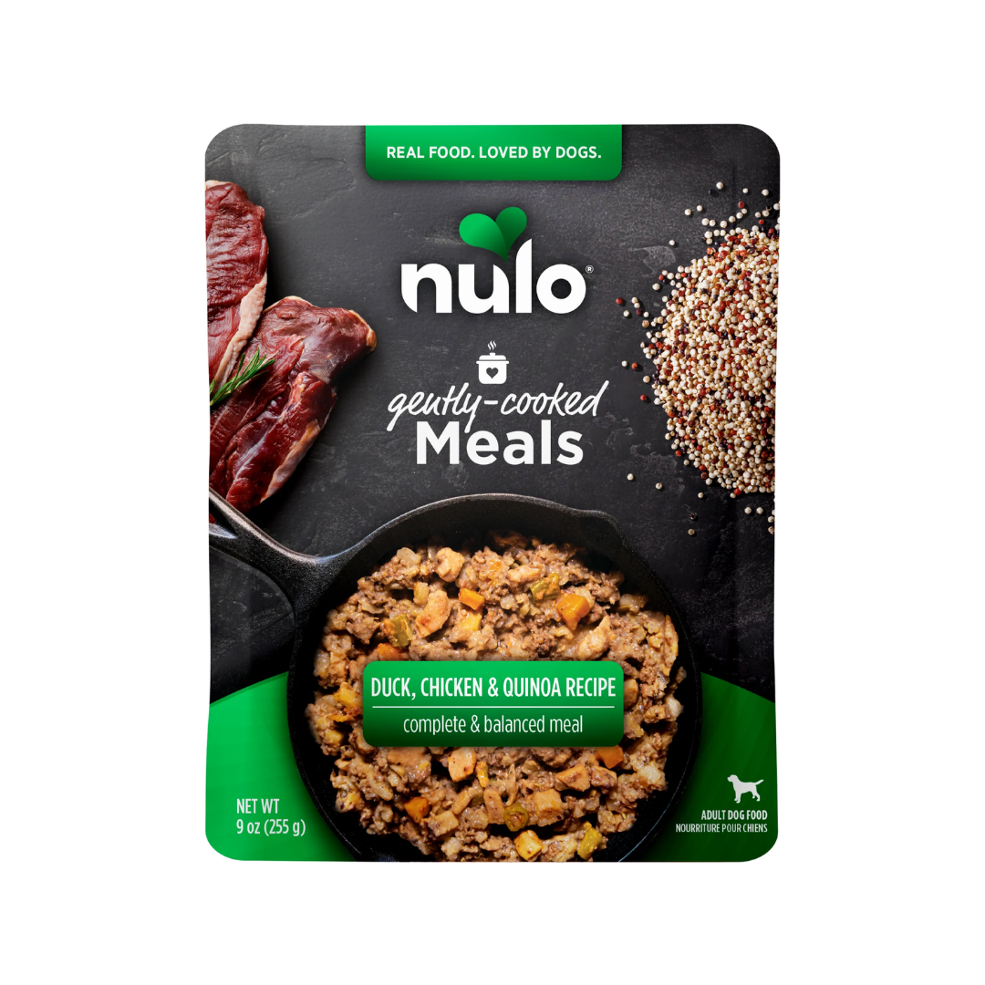 Nulo Wet Dog Food - Gently-Cooked Meals Duck, Chicken & Quinoa Recipe