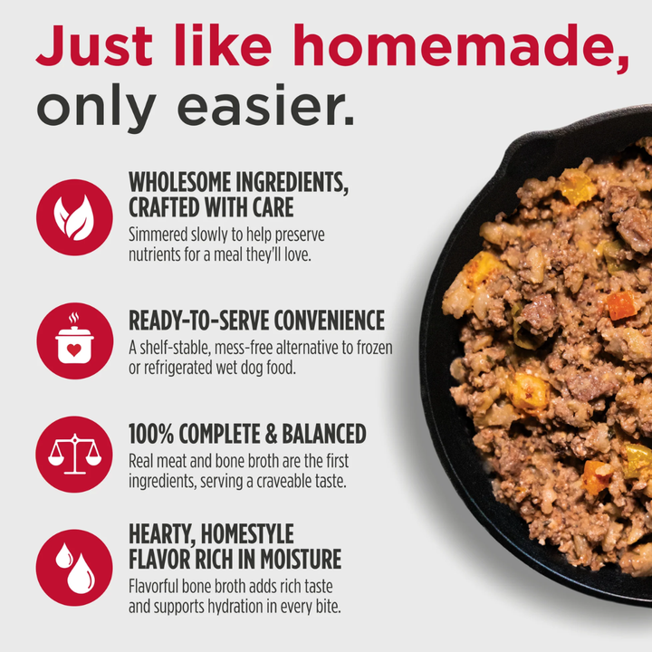 Nulo Wet Dog Food - Gently-Cooked Meals Duck, Chicken & Quinoa Recipe