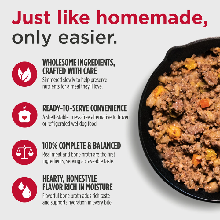 Nulo Wet Dog Food - Gently-Cooked Meals Lamb & Apple Recipe