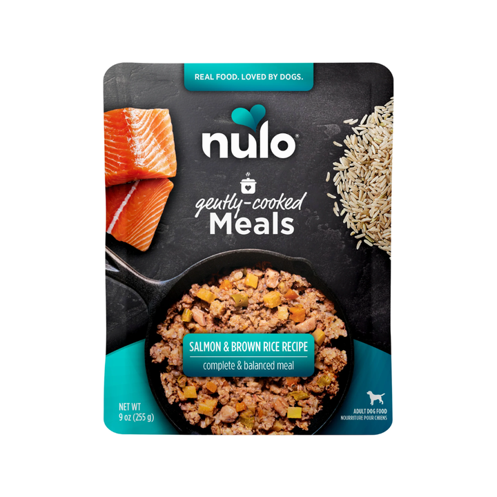 Nulo Wet Dog Food - Gently-Cooked Meals Salmon & Brown Rice Recipe