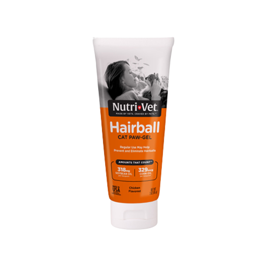 Nutri-Vet Cat Supplements - Hairball Paw-Gel Chicken Flavor