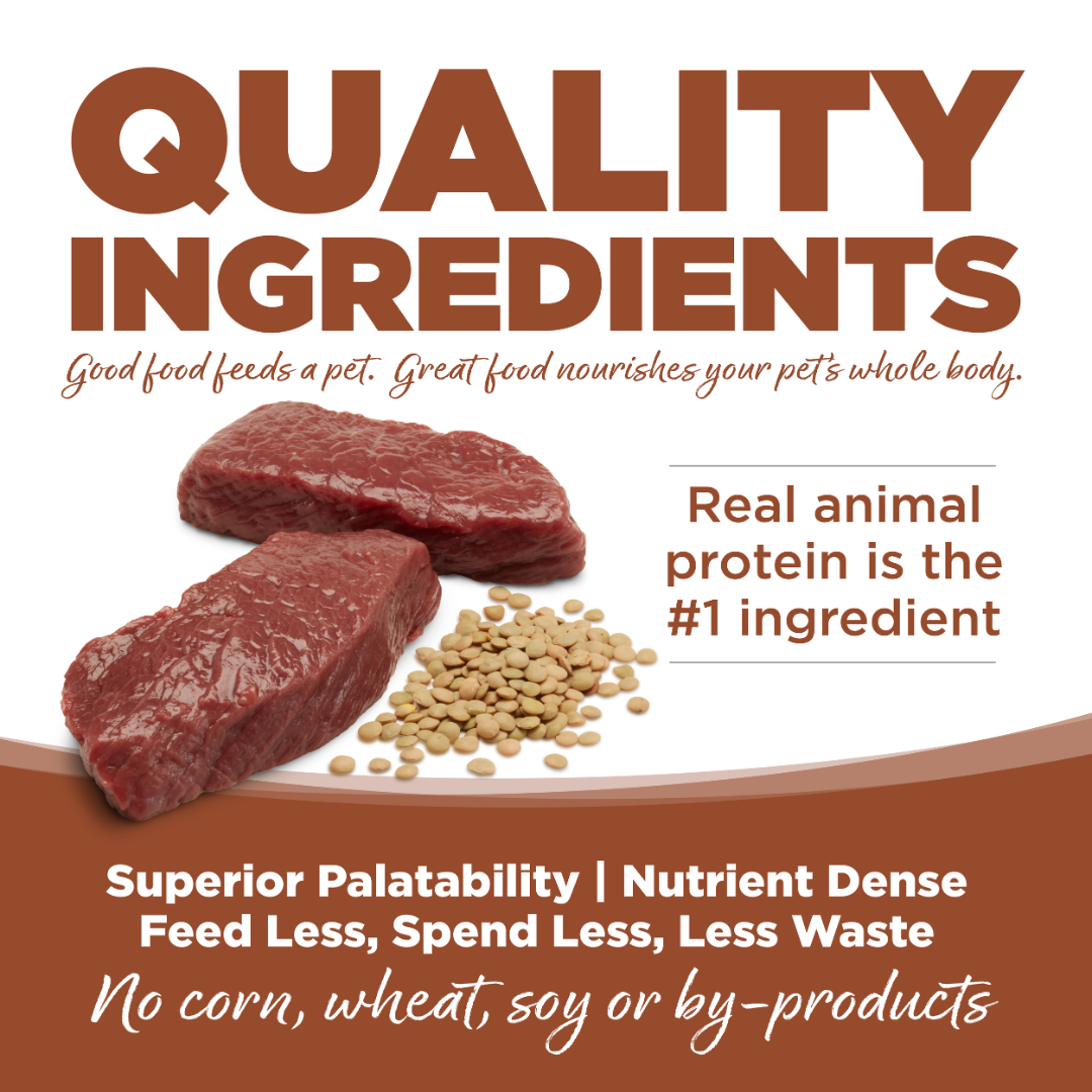 NutriSource Dog Dry Food - Pure Vita Kangaroo & Green Lentils Grain-Free Entree