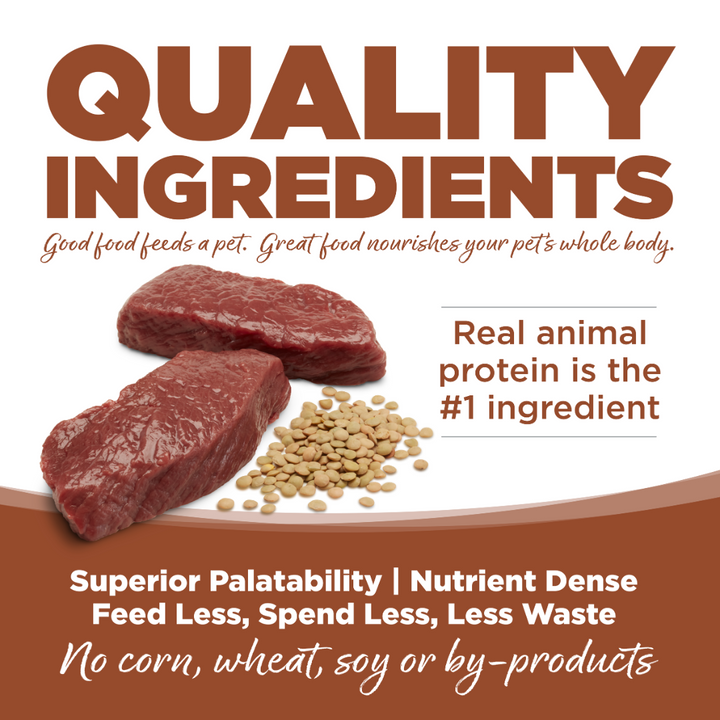 NutriSource Dog Dry Food - Pure Vita Kangaroo & Green Lentils Grain-Free Entree