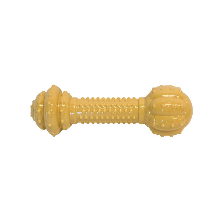 Nylabone Dog Toys - Power Chew Barbell Peanut Butter
