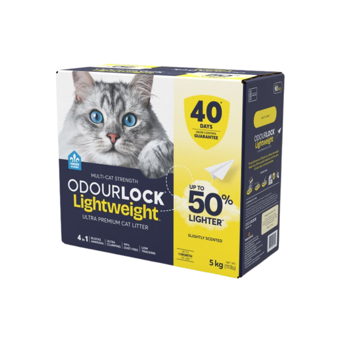 Odourlock Cat Litter - Lightweight Slightly Scented Clumping Litter