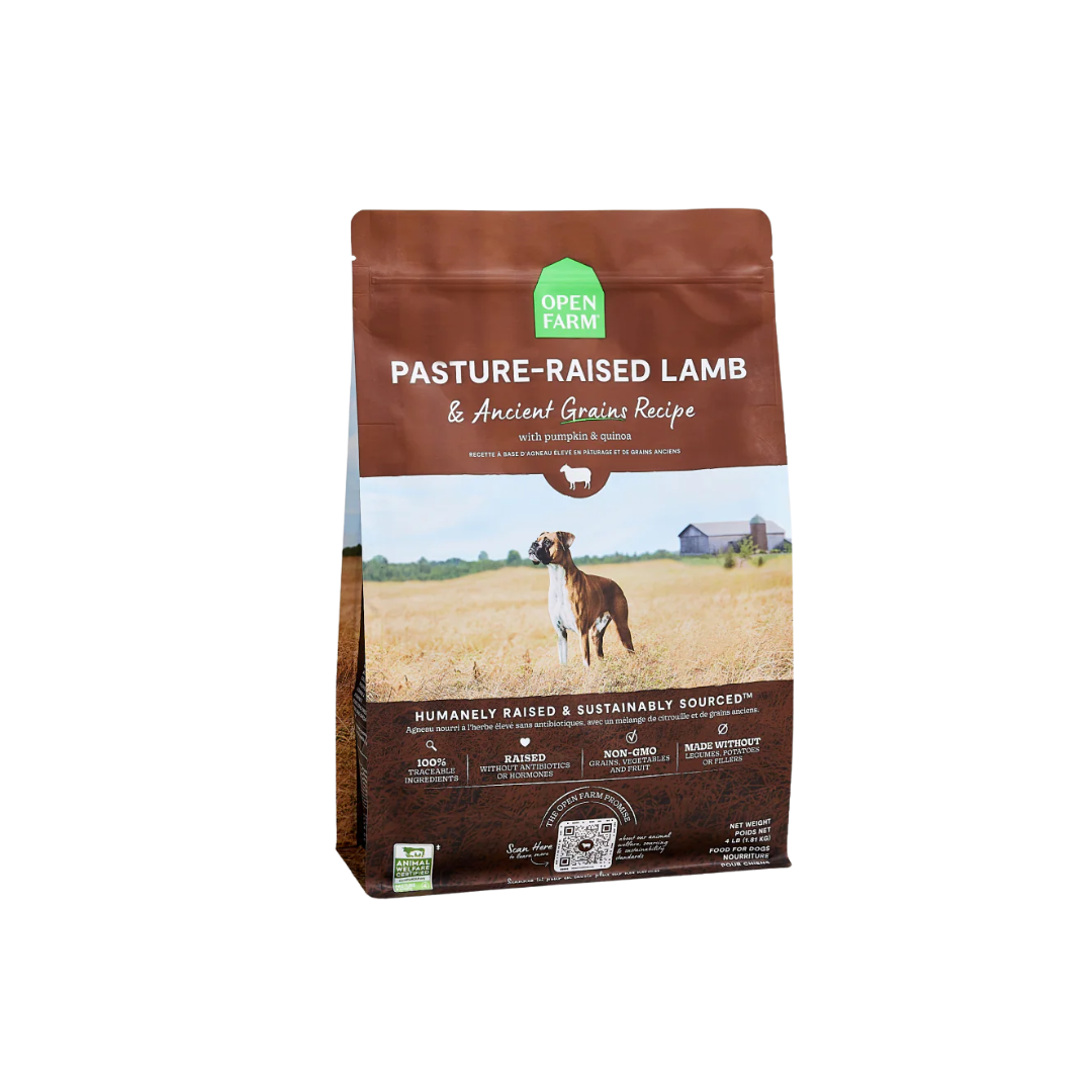 Open Farm Dry Dog Food - Pasture-Raised Lamb & Ancient Grains Kibble