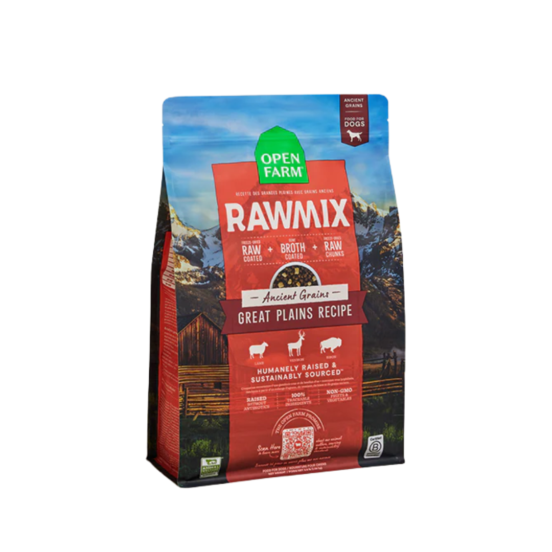 Open Farm Dry Dog Food - RawMix Great Plains Ancient Grains Kibble