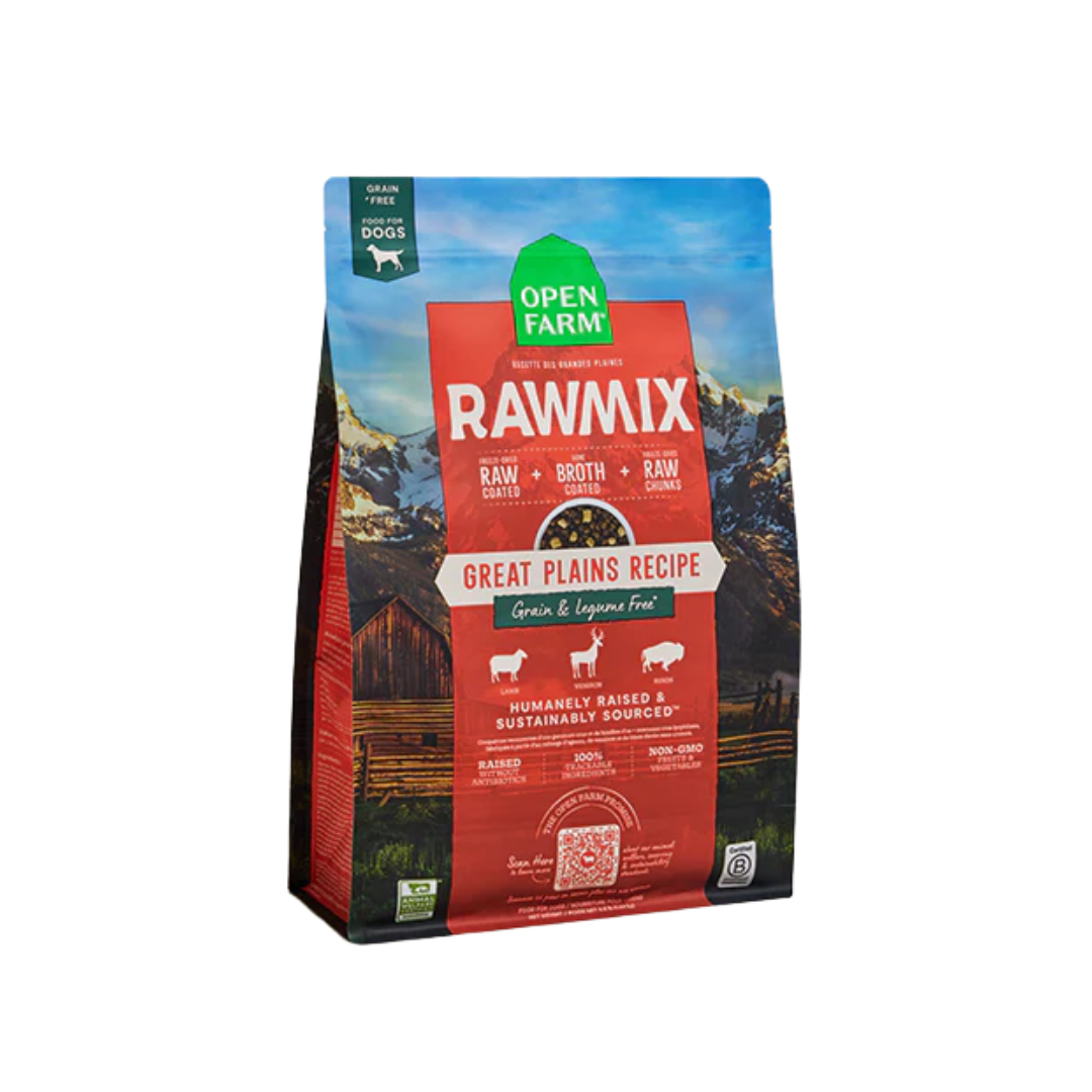 Open Farm Dry Dog Food - RawMix Great Plains Grain-Free Kibble