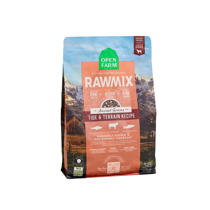 Open Farm Dry Dog Food - RawMix Tide & Terrain Ancient Grains Kibble
