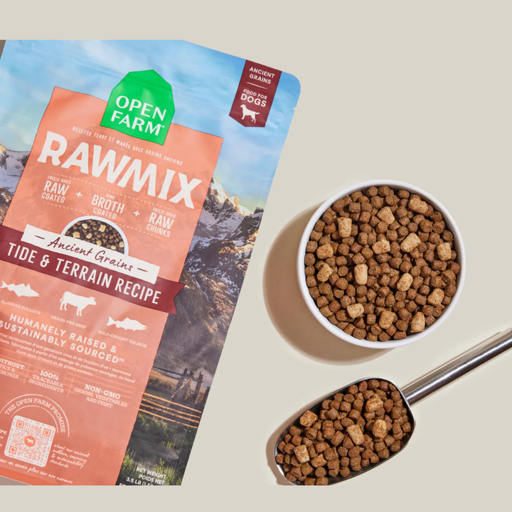 Open Farm Dry Dog Food - RawMix Tide & Terrain Ancient Grains Kibble