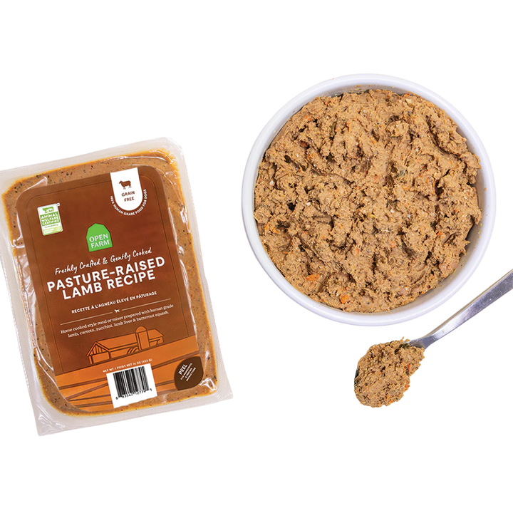 Open Farm Frozen Dog Food - Pasture-Raised Lamb Gently Cooked Recipe