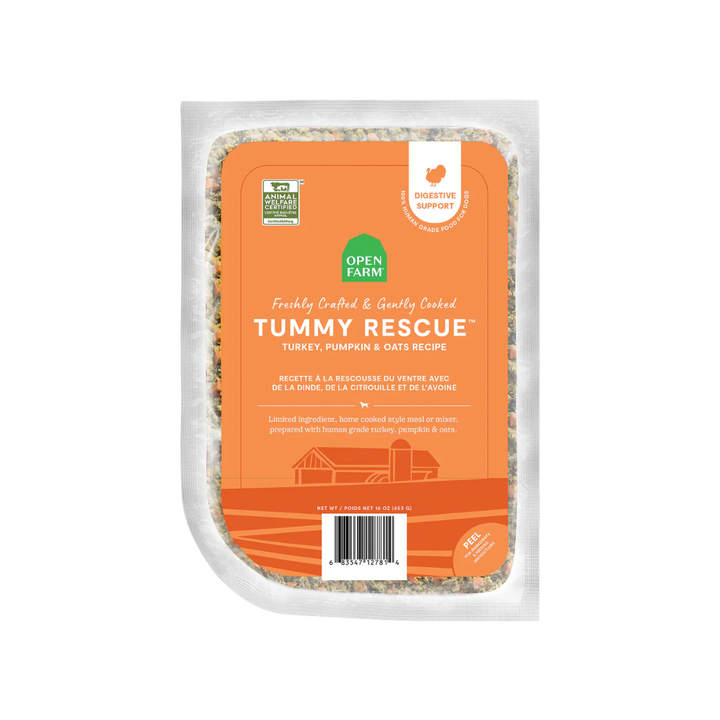Open Farm Frozen Dog Food - Tummy Rescue Gently Cooked Recipe