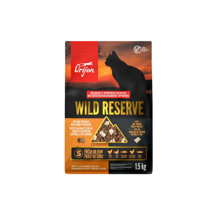 Orijen Dry Cat Food - Wild Reserve Poultry + Fish
