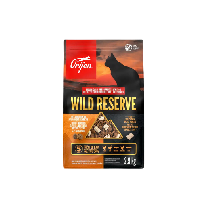 Orijen Dry Cat Food - Wild Reserve Poultry + Fish