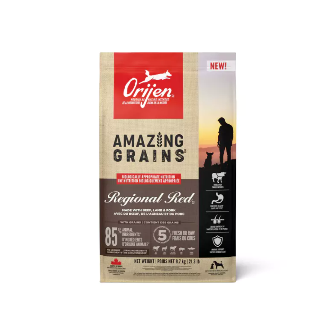 Orijen Dry Dog Food - Amazing Grains Regional Red
