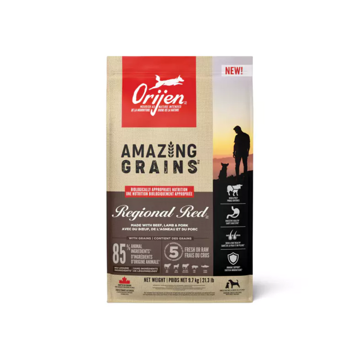 Orijen Dry Dog Food - Amazing Grains Regional Red
