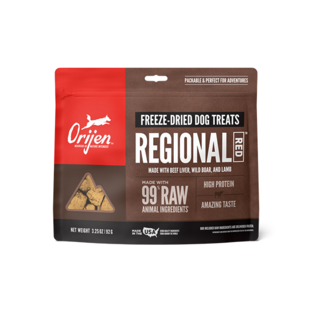 Orijen Freeze-Dried Dog Treats - Regional Red Recipe