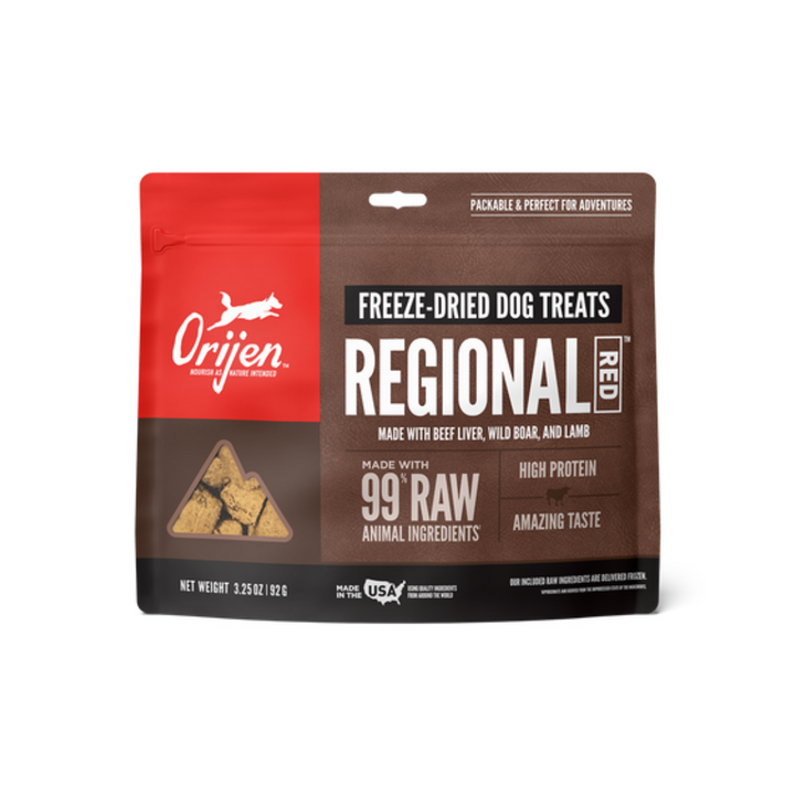 Orijen Freeze-Dried Dog Treats - Regional Red Recipe