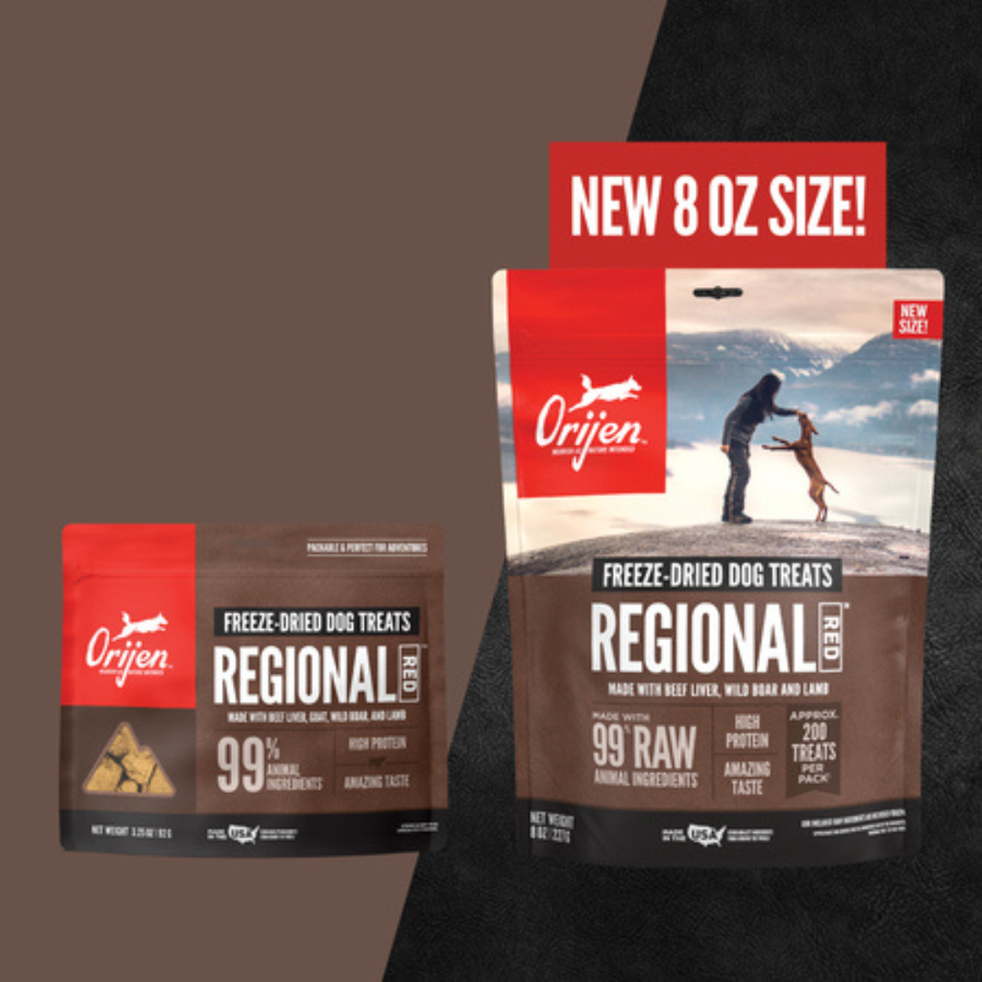 Orijen Freeze-Dried Dog Treats - Regional Red Recipe