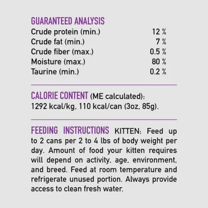 Orijen Wet Cat Food -  Chicken & Salmon Entree Wet Food for Kittens Canned