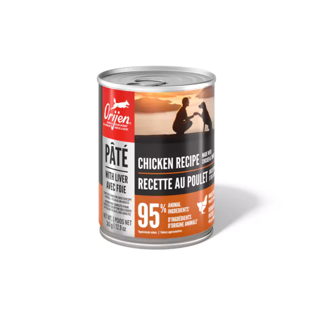 Orijen Wet Dog Food - Chicken Recipe Pate with Liver Canned
