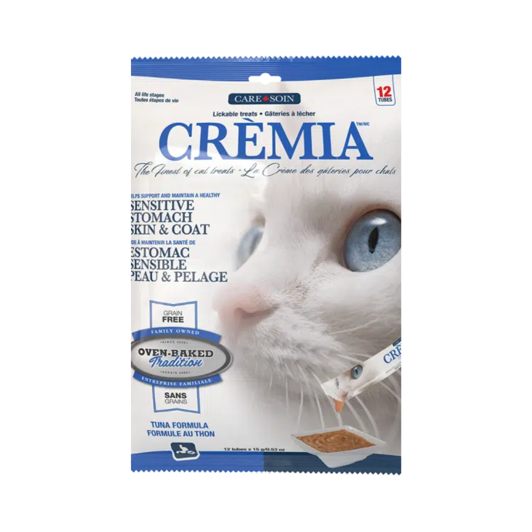 Oven Baked Tradition Cat Treats - Crèmia Lickable Grain-free Sensitive Stomach, Skin & Coat Formula – Tuna