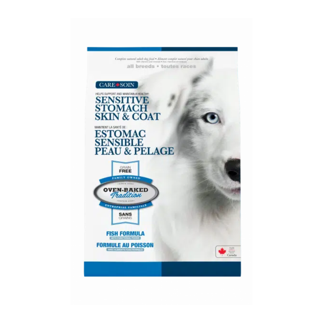 Oven Baked Tradition Dry Dog Food - Care Sensitive Stomach, Skin & Coat Grain-Free Fish