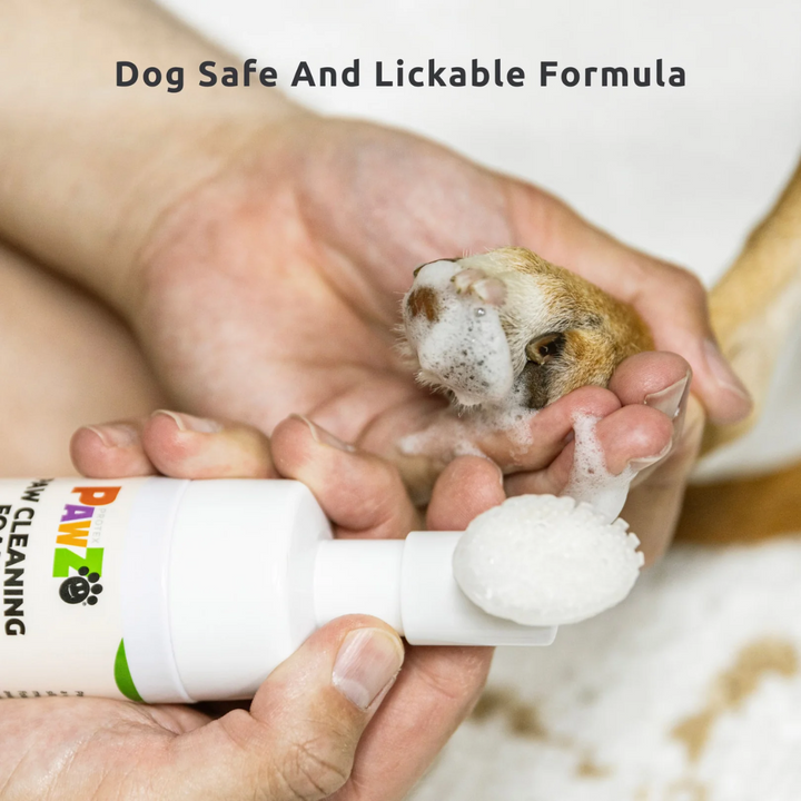 PawZ Dog Grooming Supplies - Foaming Cleanser for Paws