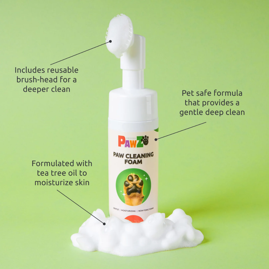 PawZ Dog Grooming Supplies - Foaming Cleanser for Paws