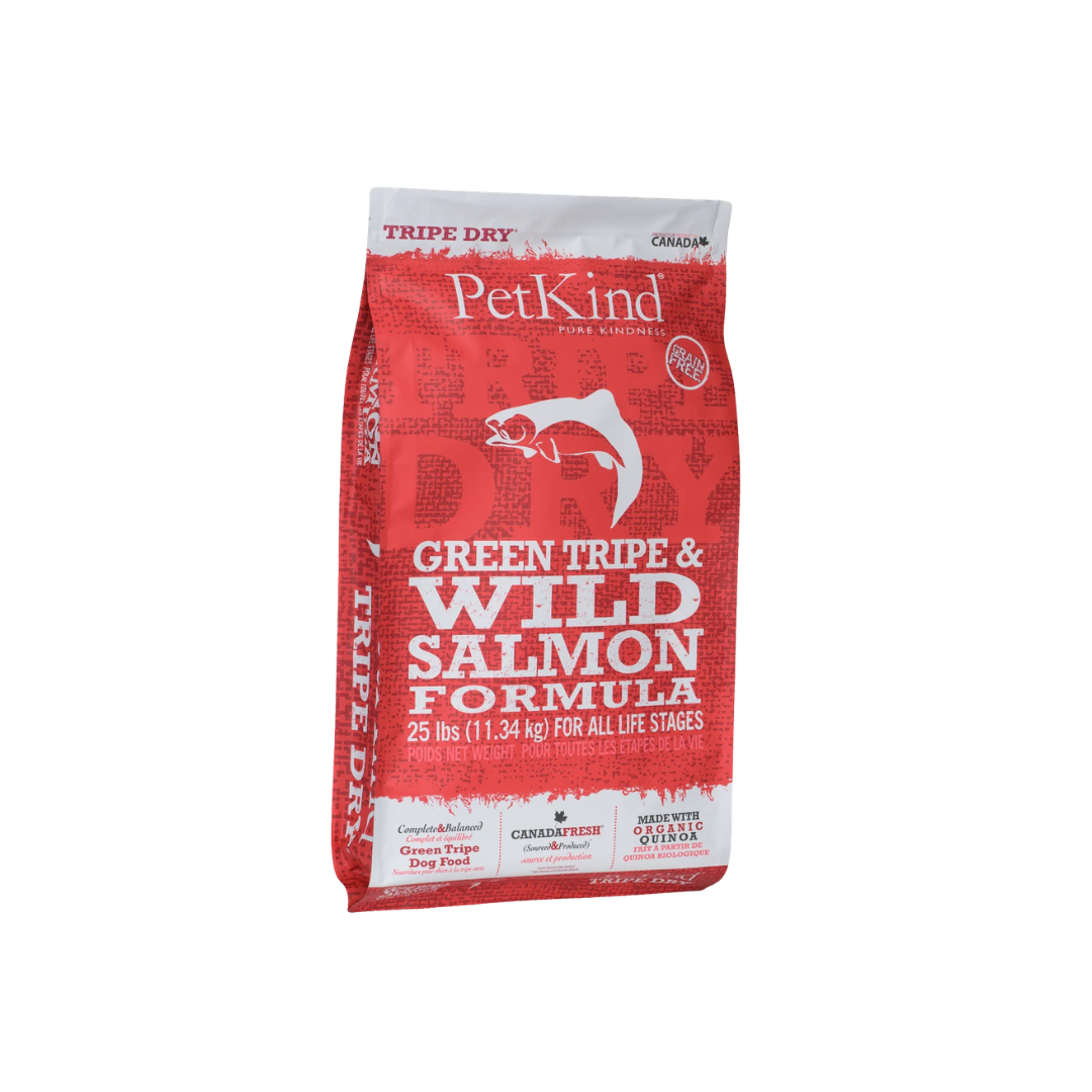PetKind Dry Dog Food - Tripe Dry Green Tripe & Wild Salmon Formula