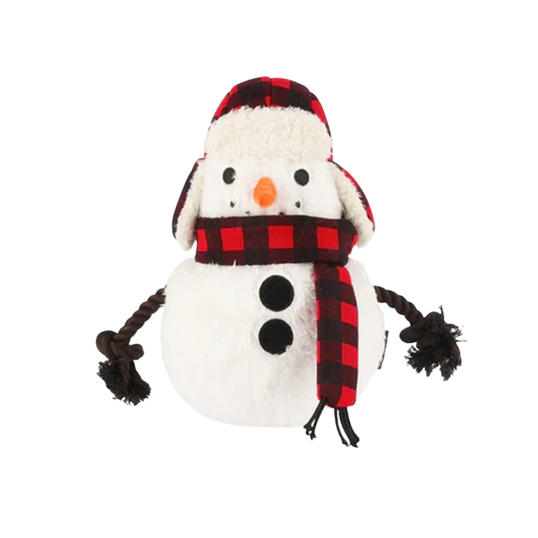 Pet Play Dog Toys - Home for the Holidays – Snowman Plush