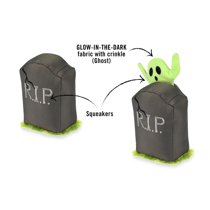 Pet Play Dog Toys - Halloween Howling Haunts Ghoulish Grave