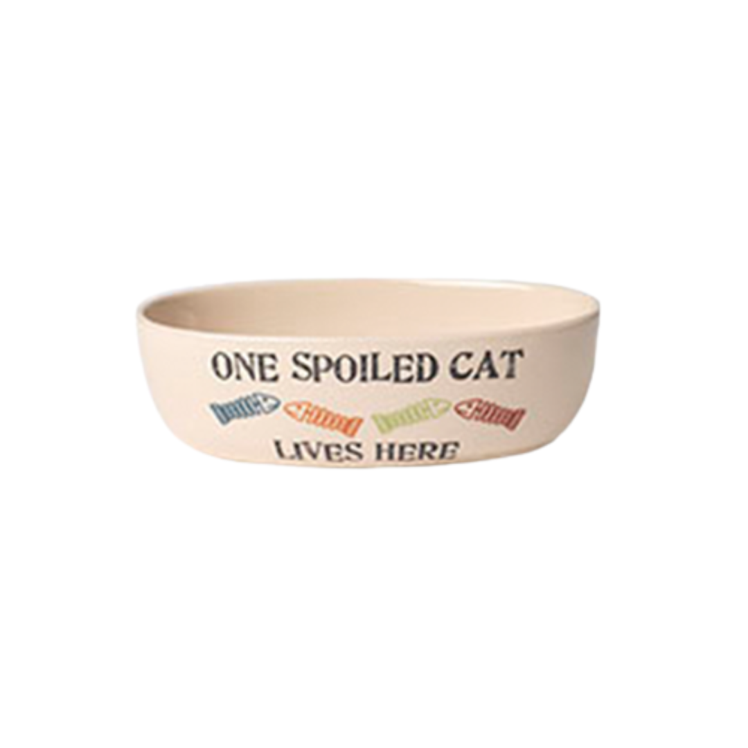 PetRageous Cat Bowls - One Spoiled Pet Bowl