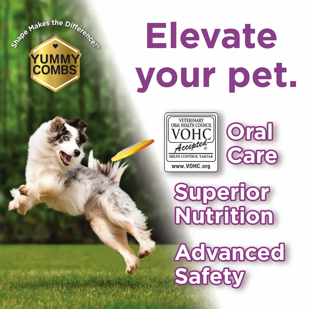 Pet's Best Life Dog Treats - Yummy Combs Flossing Chicken Single Treats