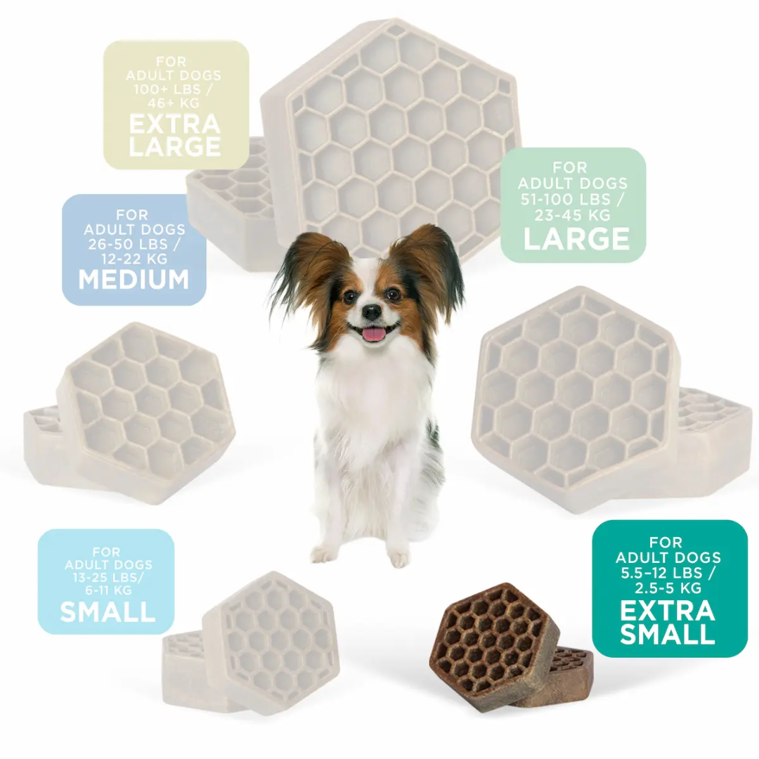 Pet's Best Life Dog Treats - Yummy Combs Flossing Chicken Single Treats