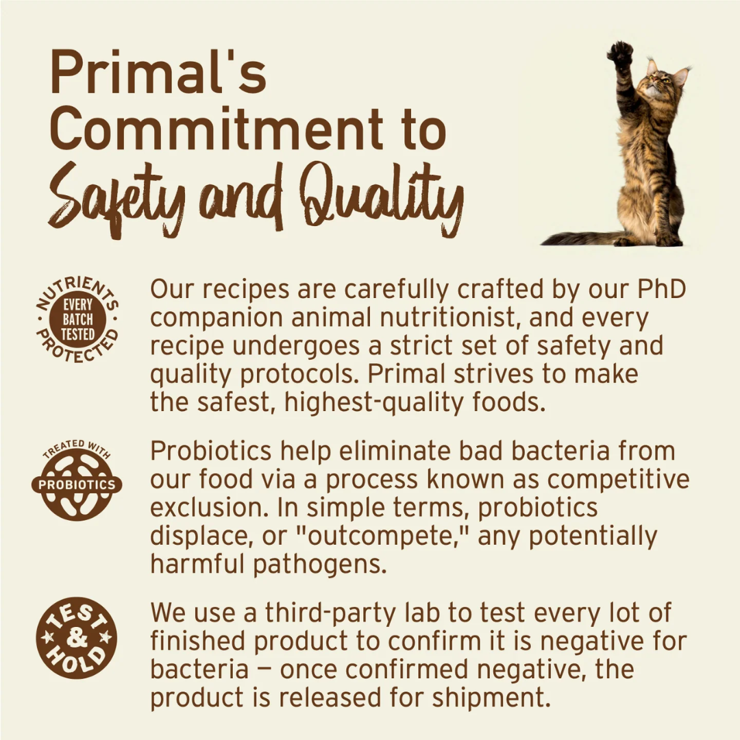 Primal Freeze-Dried Cat Food - Nuggets Chicken & Salmon Recipe