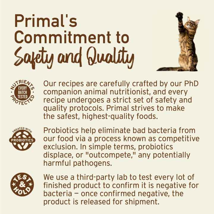 Primal Freeze-Dried Cat food - Nuggets Venison Recipe