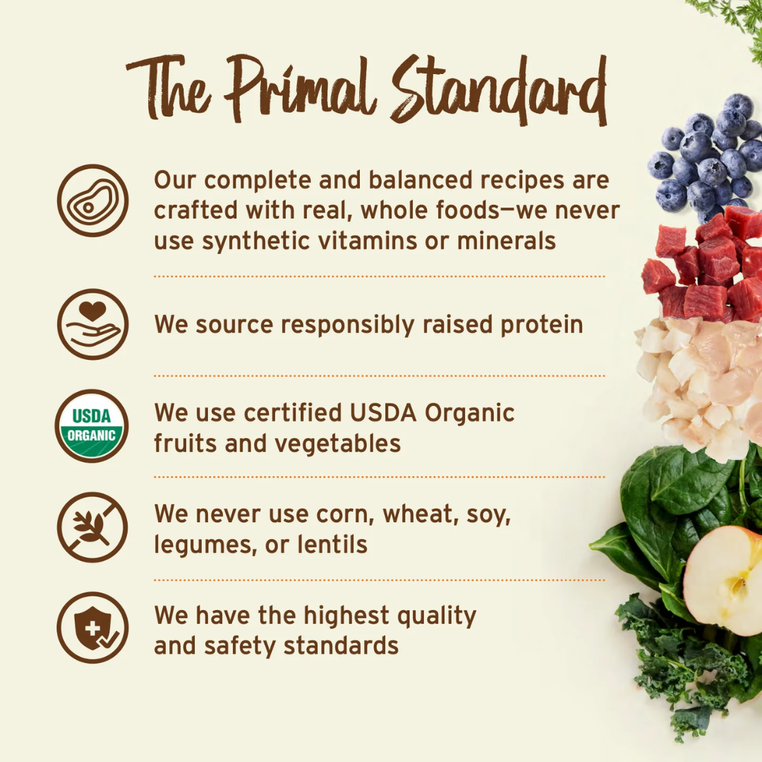 Primal Freeze-Dried Dog Food - Nuggets Chicken Recipe