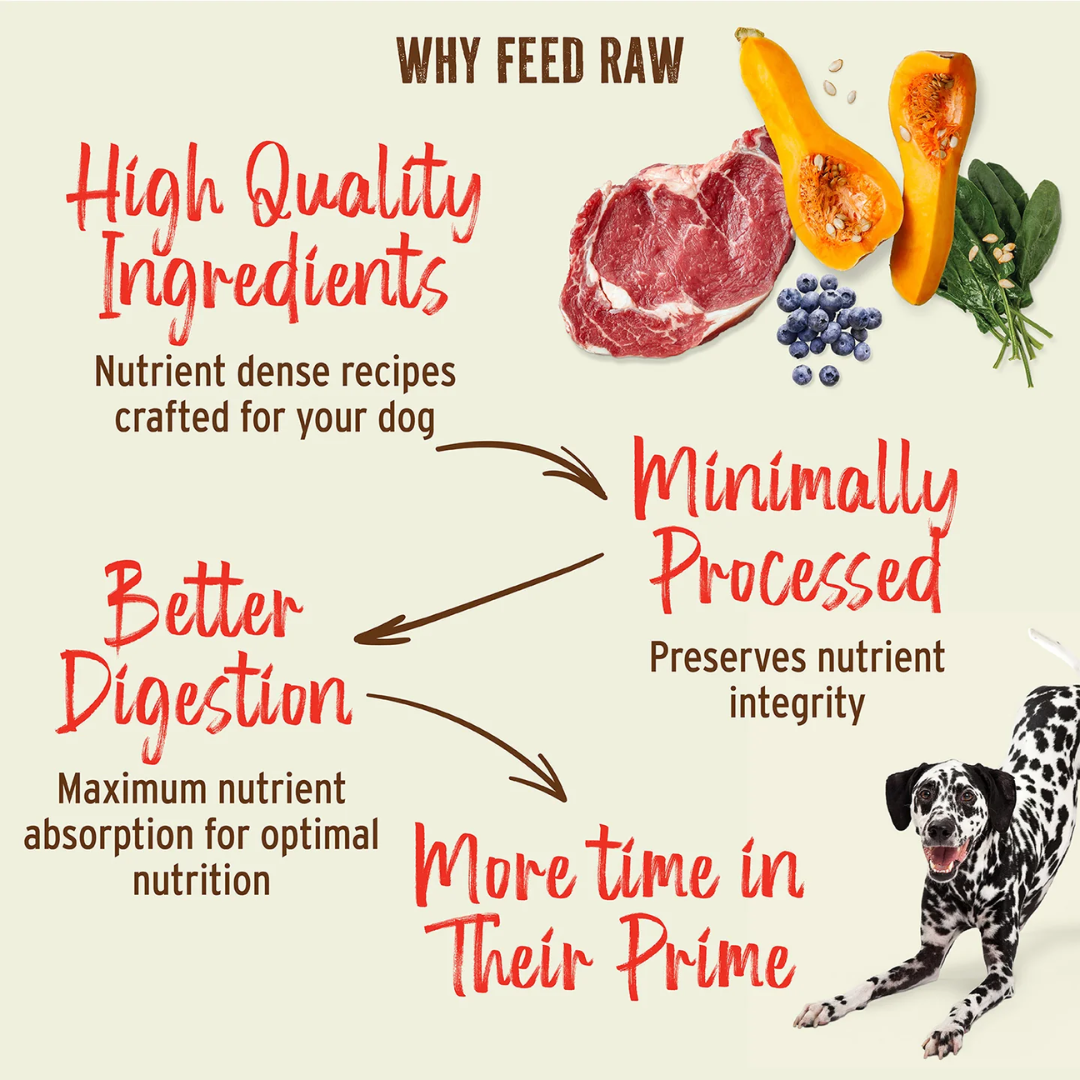 Primal Freeze-Dried Dog Food - Raw Scoopable Pronto Beef Recipe