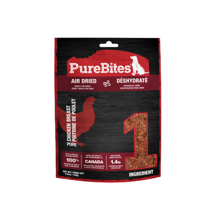 PureBites Air-Dried Dog Treats - Chicken Jerky