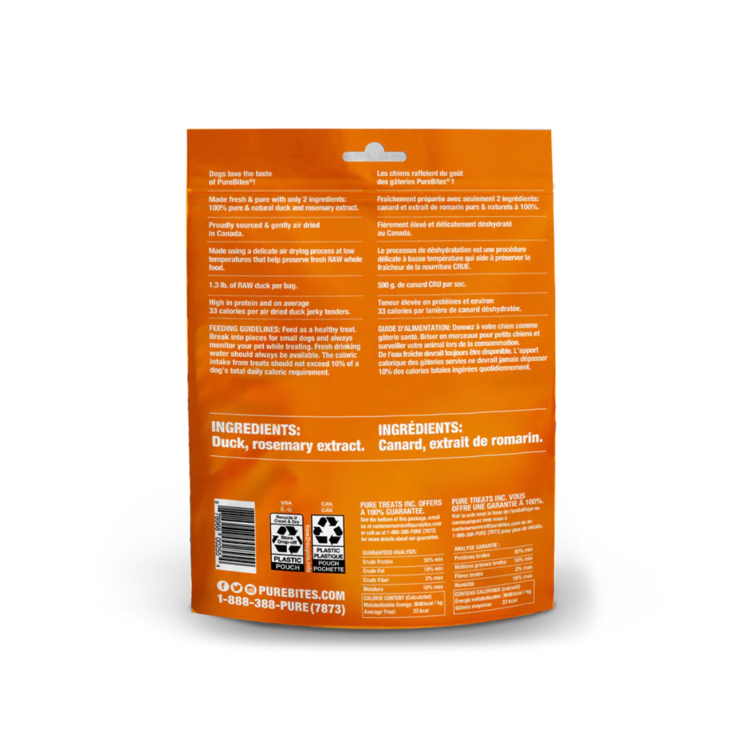 PureBites Air-Dried Dog Treats - Duck Jerky
