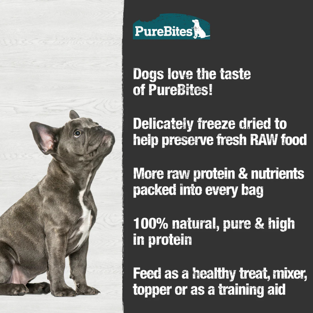 PureBites Freeze-Dried Dog Treats - Beef & Cheese
