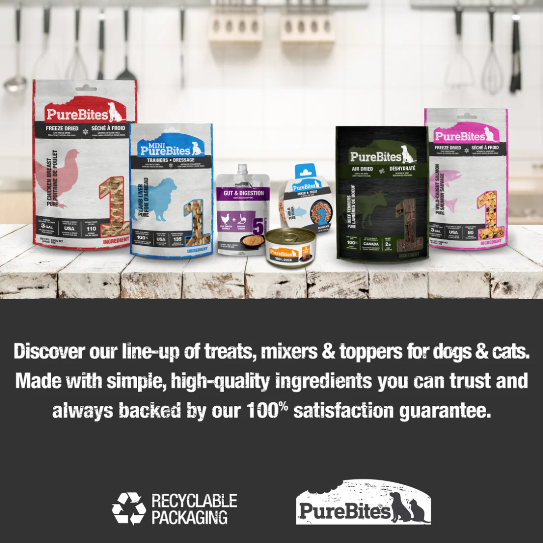 PureBites Freeze-Dried Dog Treats - Mini Trainers Wild-Caught Salmon