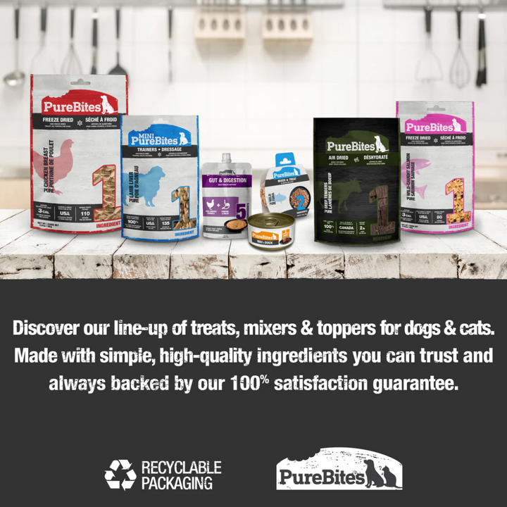 PureBites Freeze-Dried Dog Treats - Mini Trainers Wild-Caught Salmon