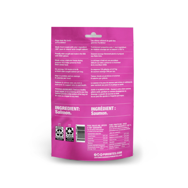 PureBites Freeze-Dried Dog Treats - Salmon